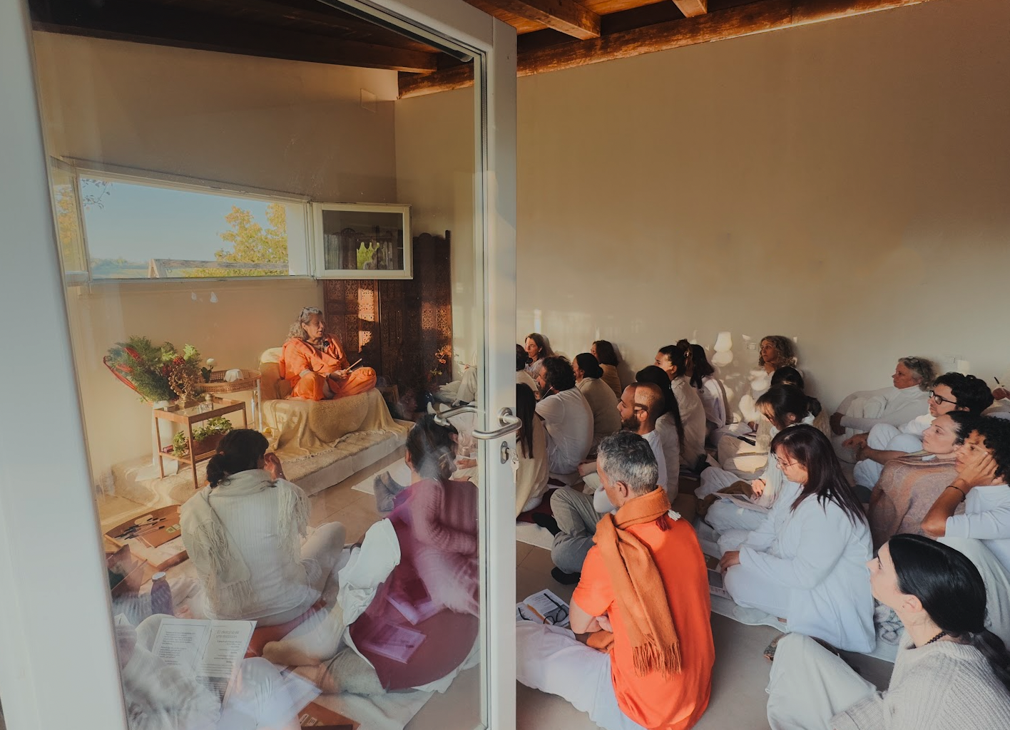 Retiro de meditación en grupo